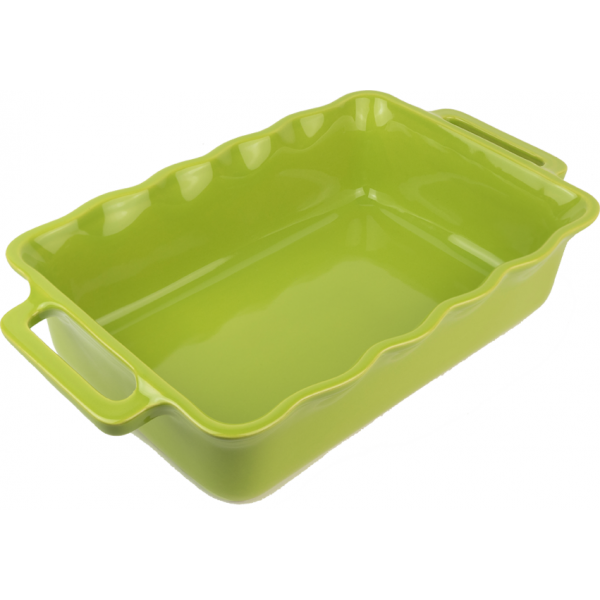 Délices Rechthoekige ovenschaal Appelgroen 34cm Peugeot Délices Rechthoekige ovenschaal Appelgroen 34cm Peugeot