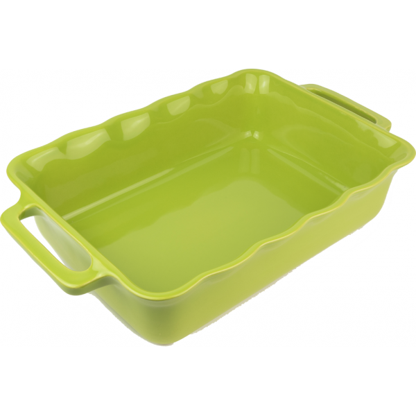 Délices Rechthoekige ovenschaal Appelgroen 38cm Peugeot Délices Rechthoekige ovenschaal Appelgroen 38cm Peugeot