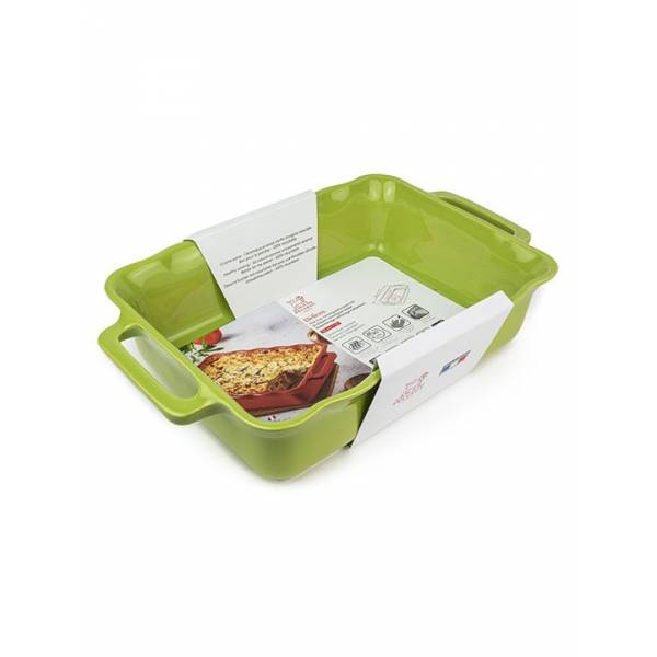 Délices Rechthoekige ovenschaal Appelgroen 38cm Peugeot Délices Rechthoekige ovenschaal Appelgroen 38cm Peugeot