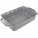 Délices Rechthoekige ovenschaal Zilvergrijs 38cm Peugeot Délices Rechthoekige ovenschaal Zilvergrijs 38cm Peugeot