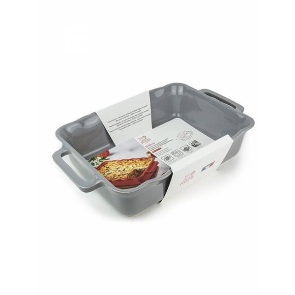 Délices Rechthoekige ovenschaal Zilvergrijs 38cm Peugeot Délices Rechthoekige ovenschaal Zilvergrijs 38cm Peugeot