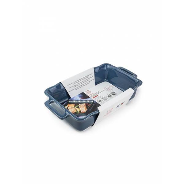 Délices Rechthoekige ovenschaal Oceaanblauw 31cm Peugeot Délices Rechthoekige ovenschaal Oceaanblauw 31cm Peugeot