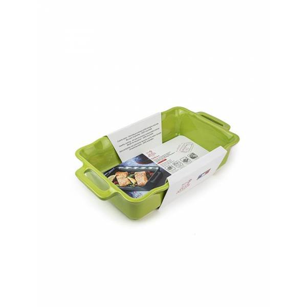 Délices Rechthoekige ovenschaal Appelgroen 31cm Peugeot Délices Rechthoekige ovenschaal Appelgroen 31cm Peugeot