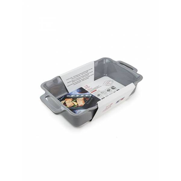 Délices Rechthoekige ovenschaal Zilvergrijs 31cm Peugeot Délices Rechthoekige ovenschaal Zilvergrijs 31cm Peugeot