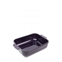 Appolia Vierkante keramische ovenschaal aubergine 36 cm Peugeot