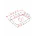Appolia Rechthoekige keramische ovenschaal terracotta 32 cm Peugeot Appolia Rechthoekige keramische ovenschaal terracotta 32 cm Peugeot