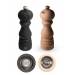 100% Nature Duo manuele peper- en zoutmolen uit hout, Nature en Nature Black, 18 cm Peugeot 100% Nature Duo manuele peper- en zoutmolen uit hout, Nature en Nature Black, 18 cm Peugeot