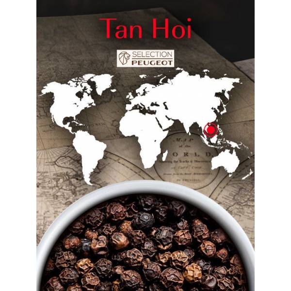 Tan Hoi Zwarte peper uit Vietnam, 80 g - 4 vershoudzakjes van 20 g 