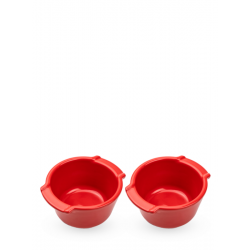 Appolia Duo keramische ovenschaaltjes, 20 cl, rood 
