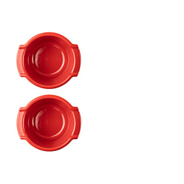 Appolia Duo keramische ovenschaaltjes, 20 cl, rood Peugeot