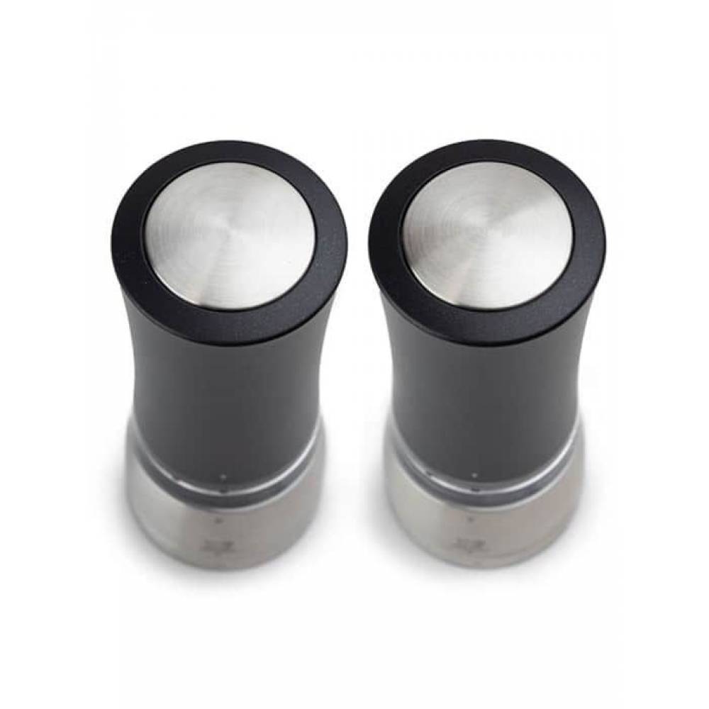 Peugeot Peper en zout sets Daman Duo elektrische peper- en zoutmolens u'Select, iriserend zwart, 16 cm