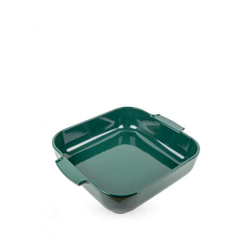 Appolia Plat four céramique carré vert forêt 36 cm - 14.25in  Peugeot