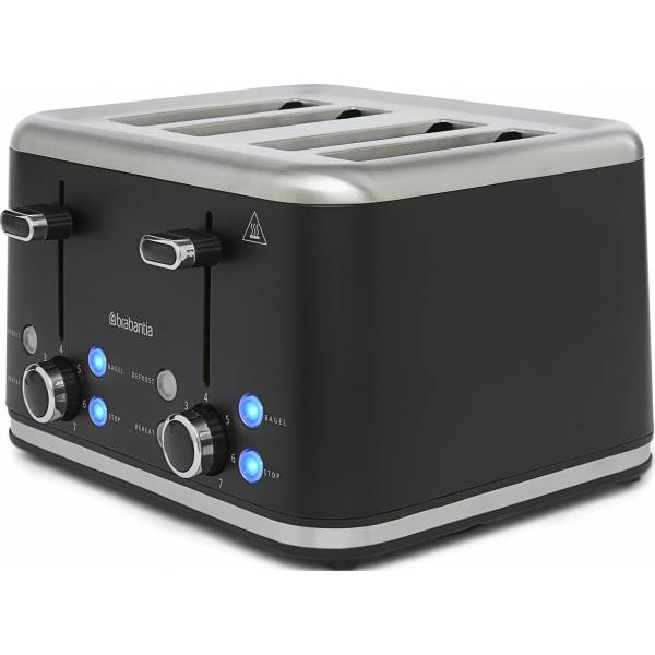 BBEK1031NMB broodrooster 4 sleuven 1800W zwart BBEK1031NMB broodrooster 4 sleuven 1800W zwart