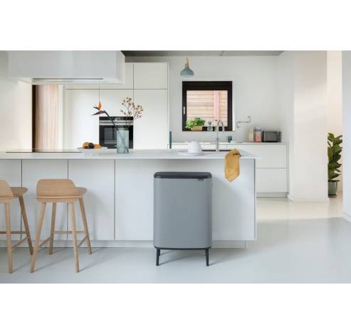 Bo Touch Bin, 60L - Mineral Concrete Grey  Brabantia