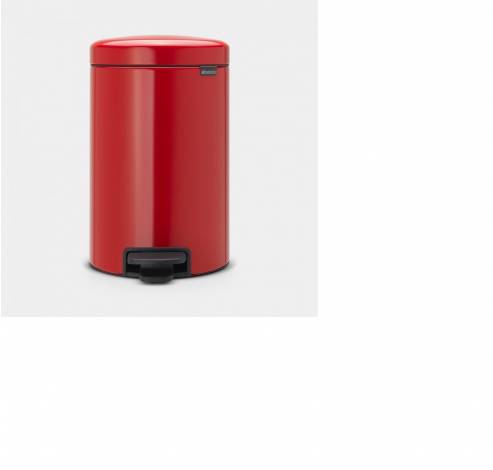 newIcon pedaalemmer 12 liter met kunststof binnenemmer Passion Red  Brabantia