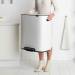 Brabantia Bo pedaalemmer 60 liter met kunststof binnenemmer White Brabantia Bo pedaalemmer 60 liter met kunststof binnenemmer White