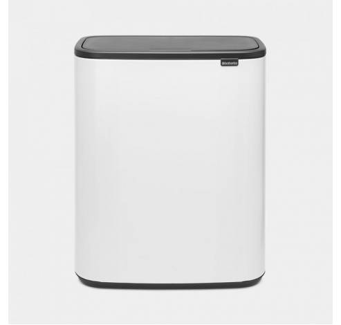 Bo Touch Bin afvalemmer 2 x 30 liter met 2 kunststof binnenemmers White  Brabantia