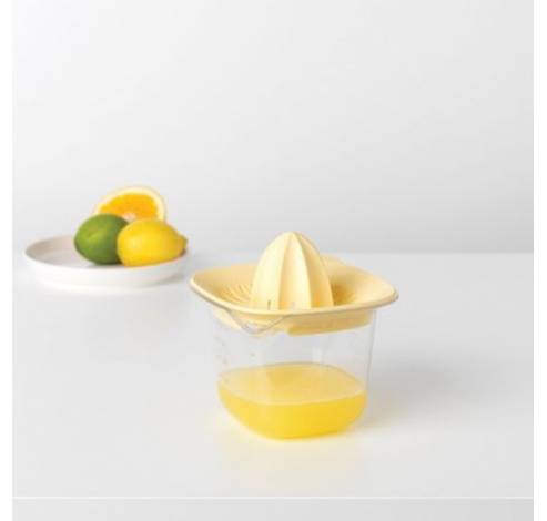Tasty+ Presse-agrumes avec bol mesureur 0,5 litre - Vanilla Yellow  Brabantia