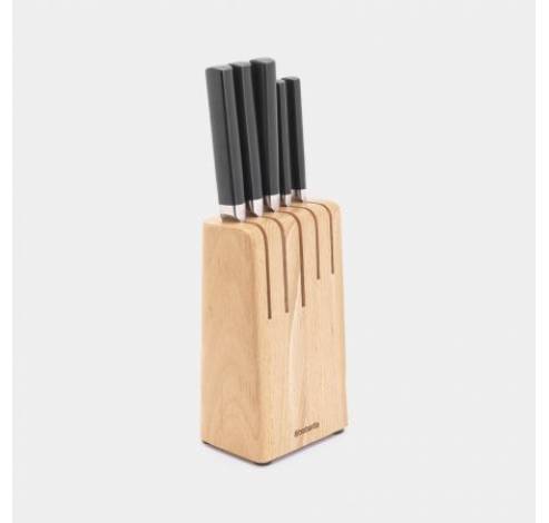 Profile Bloc pour couteaux bois de hêtre avec 5 couteaux  Brabantia