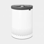 Wasbox 55 liter White / Dark Grey kunststof deksel 