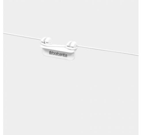 Set de corde à linge 12 mètres White  Brabantia