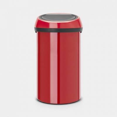 Touch Bin poubelle 60 litres Passion Red 