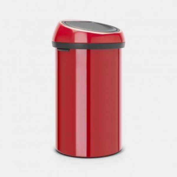 Brabantia Touch Bin afvalemmer 60 liter Passion Red