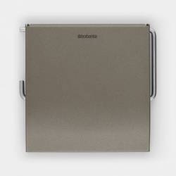 Brabantia ReNew toiletrolhouder met klep Platinum 