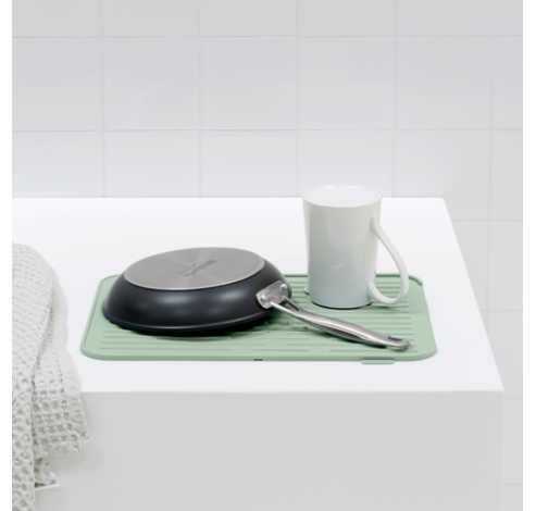 SinkSide afdruipmat siliconen 44 x 32 cm Jade Green  Brabantia