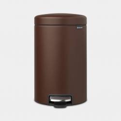 Brabantia NewIcon pedaalemmer 12 liter Mineral Cosy Brown