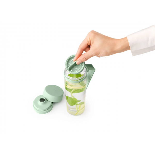 Make & Take waterfles met zeef 0,5 liter Jade Green 