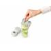 Make & Take waterfles met zeef 0,5 liter Light Grey 