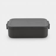 Make & Take lunchbox medium kunststof Dark Grey 