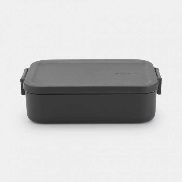 Make & Take lunchbox medium kunststof Dark Grey 