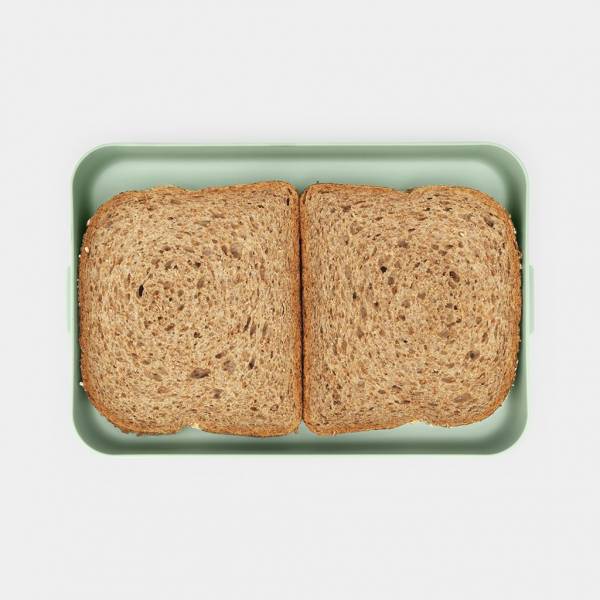 Make & Take lunchbox plat, kunststof Jade Green 