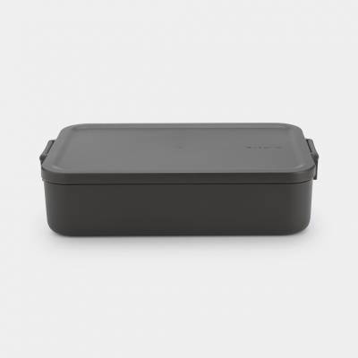 Make & Take lunchbox large, kunststof Dark Grey  Brabantia