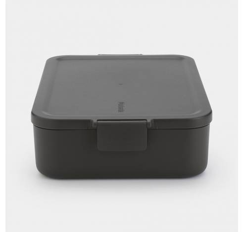 Make & Take Bento lunchbox large kunststof Dark Grey  Brabantia
