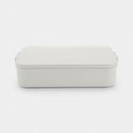 Make & Take Bento lunchbox grande en plastique Light Grey 