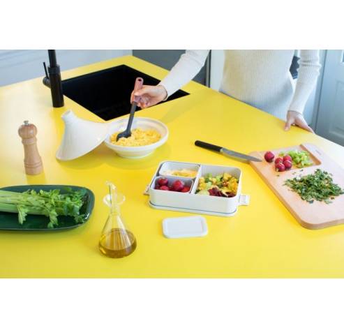 Make & Take Bento lunchbox large, kunststof Light Grey  Brabantia