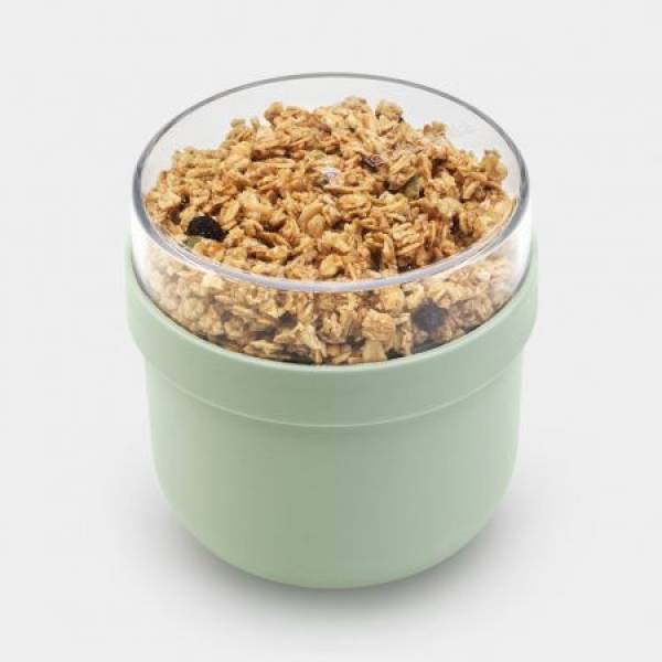 Make & Take ontbijtkom 0,5 liter kunststof Jade Green 