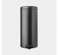 NewIcon poubelle à pédale 30 litres avec seau intérieur synthétique Confident Grey 