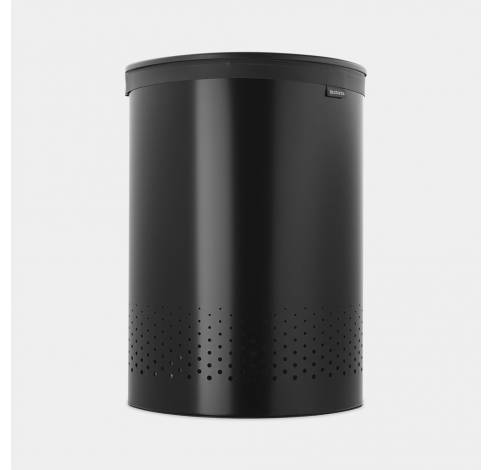 Wasbox 55 liter met kunststof deksel Matt Black / Dark Grey  Brabantia