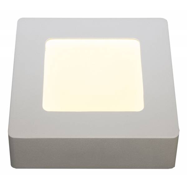 Fantasia FLUKE Ceilinglamp square White 6W 3000K 480lm 12 cm