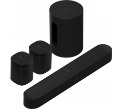 Meeslepende set Beam 5.1 + Sub mini + 2x One SL Zwart Sonos