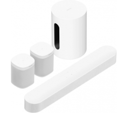 Meeslepende set Beam 5.1 + Sub mini + 2x One SL Wit Sonos