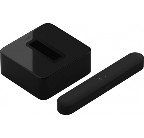 Premium entertainmentset Beam (Gen 2)  + Sub (Gen 3) Black  Sonos