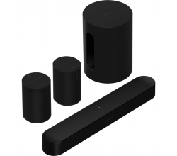 Meeslepende set Beam (Gen 2) + Sub mini + 2x Era 100 Black Sonos