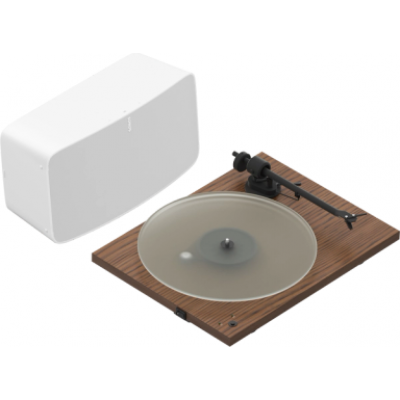 Platenspelerset Five + Pro-Ject Walnut 