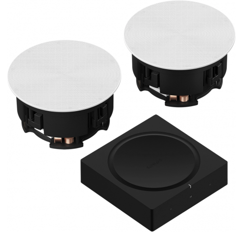 In-ceiling set Amp + In-ceiling-Speakers  Sonos