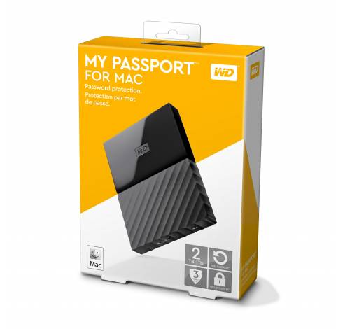 My Passport voor Mac 2TB Zwart  Western Digital